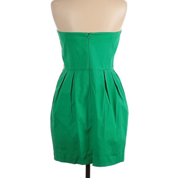 French Connection Green Strapless Dress (8) - Picture 2 of 3